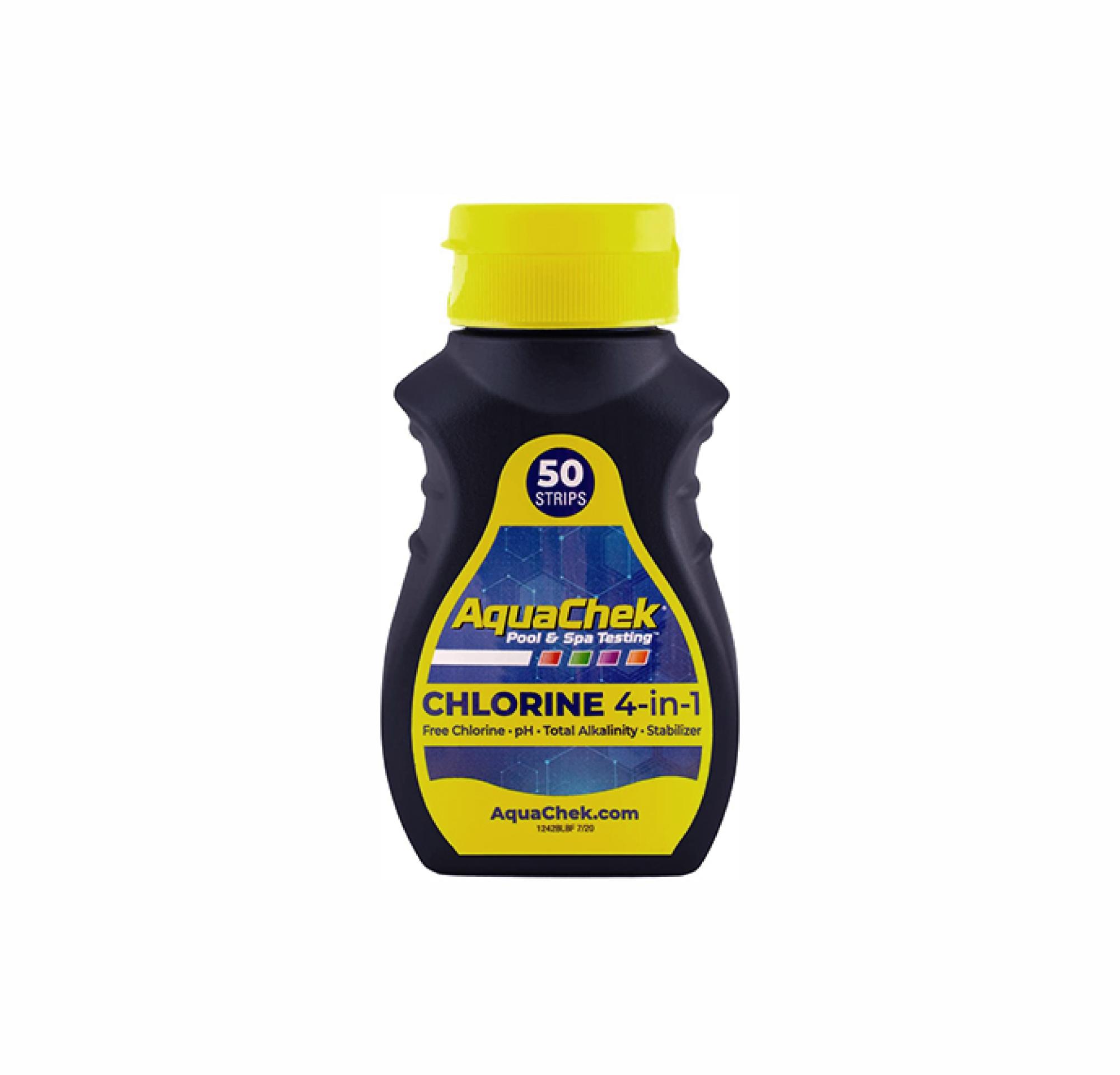 Bandelettes d'Analyse AquaChek Jaune 4 en 1